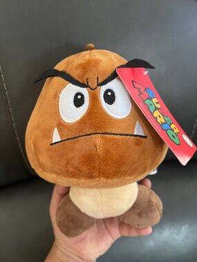 Nintendo Goomba Plush Toy - Brown, Tan, White, Black